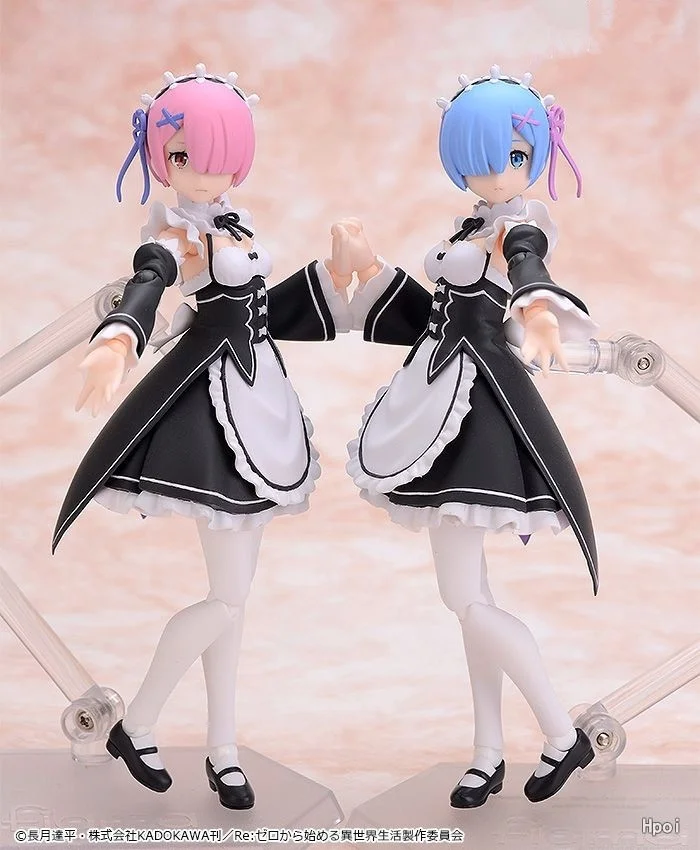Figma 346 Rem или 347 Ram Re: жизнь в другом мире от нулевой анимационной фигуры 14 см|Игровые