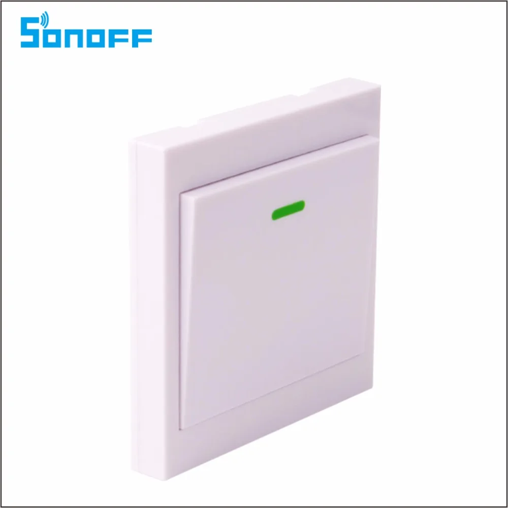 Sonoff rf переключатель дистанционного управления 1 комплект 2 способ, RF433 умный настенный переключатель, беспроводной пульт дистанционного управления Сенсорный светильник переключатель