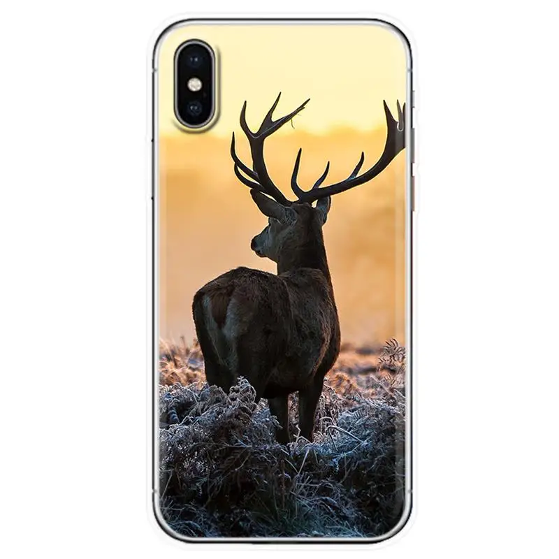 Watercolour deer Phone Case For Huawei P10/P8lite/P10lite/honor6A/honor9 TPU soft back cover | Мобильные телефоны и