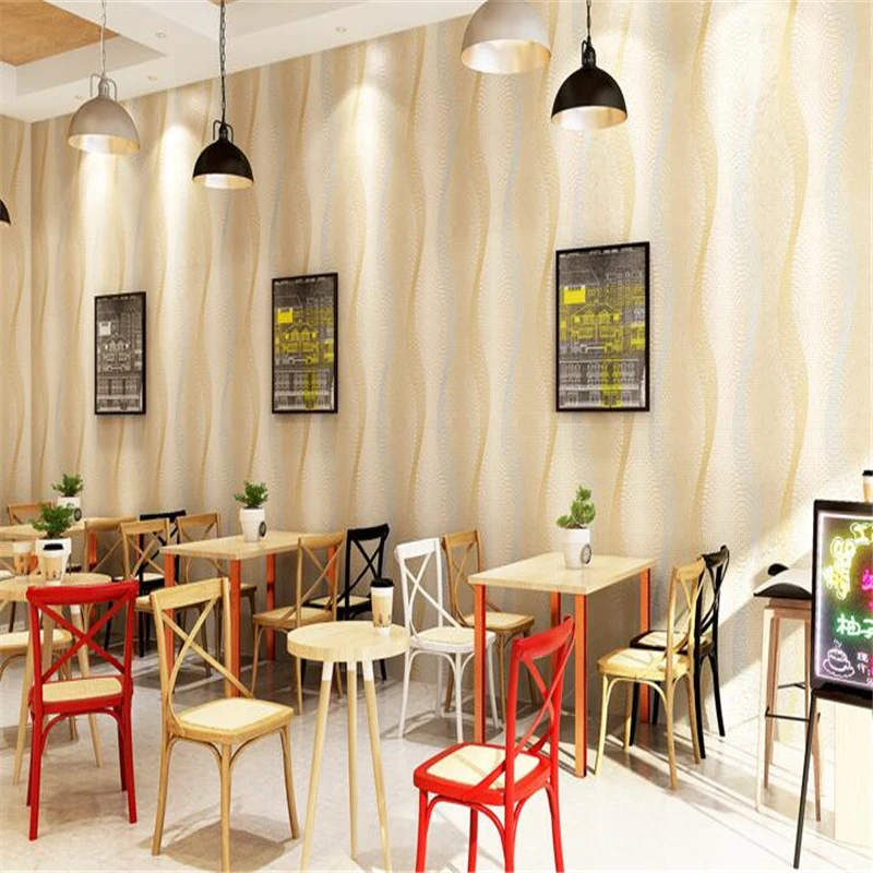 

beibehang papel de parede 3d Modern abstract wave striped KTV deep embossed restaurant bedroom backdrop minimalist wallpaper