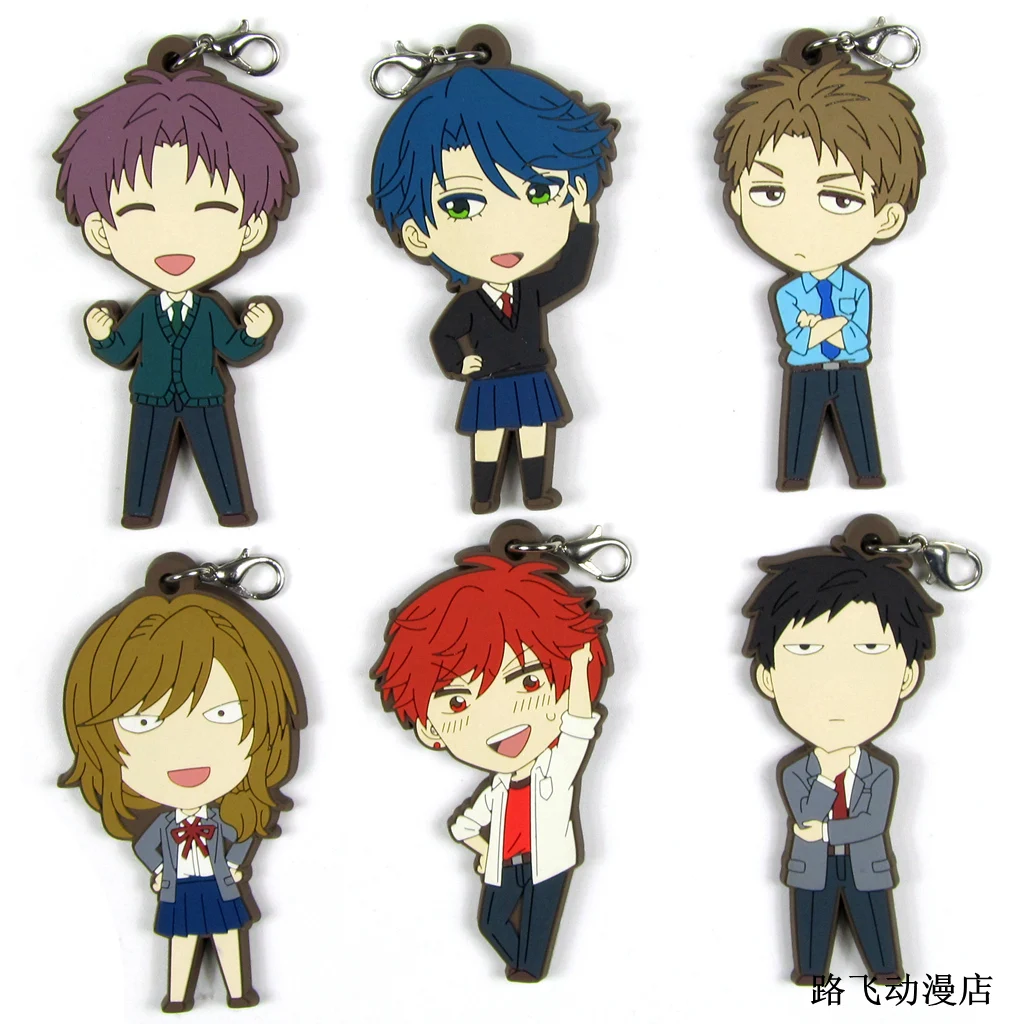 Фигурка аниме резиновый брелок кулон Gekkan Shoujo Nozakikun Nozaki Umetarou Сакура Чио микосиба