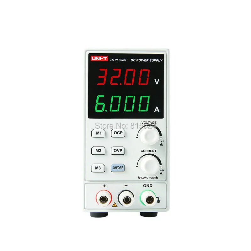 UNI T UTP1306S Регулируемый источник питания постоянного тока одиночный AC 32 V/6A 4 бит 220V