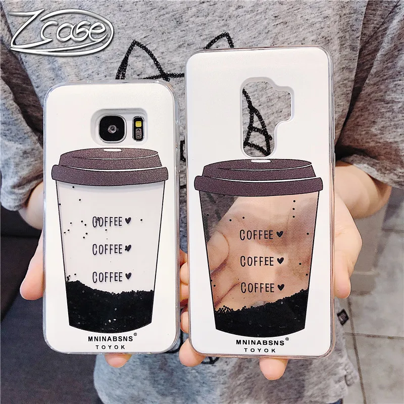 Чехол с кофейной чашкой для Samsung Galaxy S7 Edge S8 S9 Plus J3 J5 J7 A3 A5 A7 2016 2017 A6 A8 2018 Note 8 9 мягкий