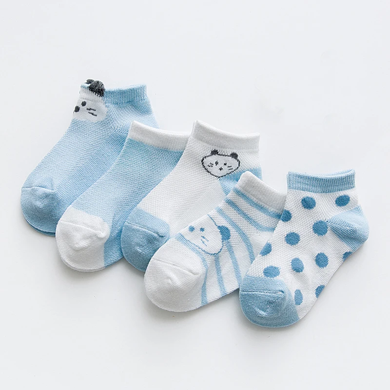 Тонкие детские носки Mesh для милых девочек хлопковые новорожденных мальчиков и