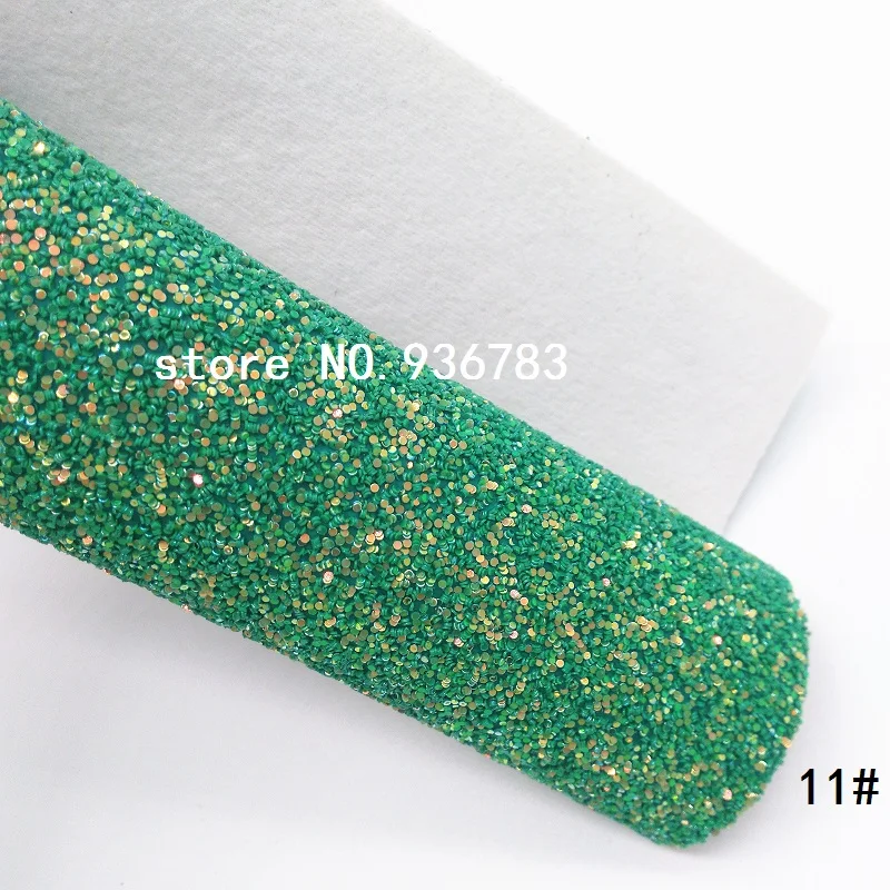 MQ023A 30X134 см смешанный цветной блеск ткани с эффектом блестящей кожи для изготовления бантов обувь сумки и обои - Color: 11