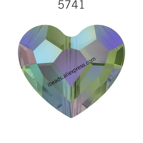 1 шт.) Кристалл от Swarovski 5741 вертикальное отверстие любовь бусина из Австрия Свободные Стразы DIY Изготовление ювелирных изделий