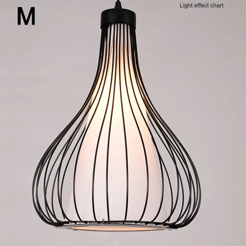 Современный подвесной светильник MLZAOSN из кованого железа для ресторана