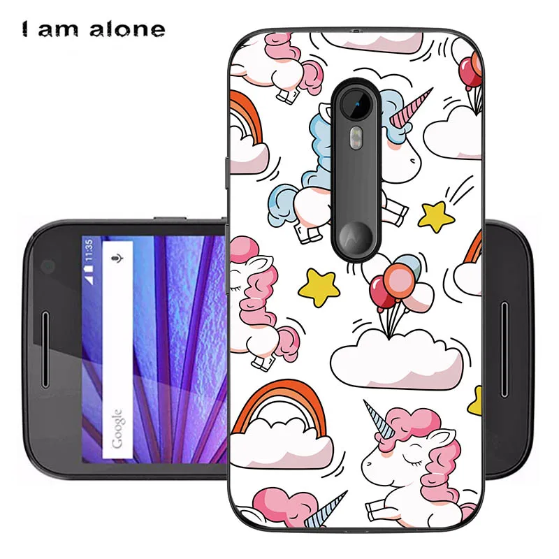 Soft TPU HH42 Чехлы для телефонов I am alone, для Motorola Moto G3, 5,0 дюймов, мягкий ТПУ чехол для мобильного телефона, милая сумка для Motorola Moto G3 - Цвет: Soft TPU HH42
