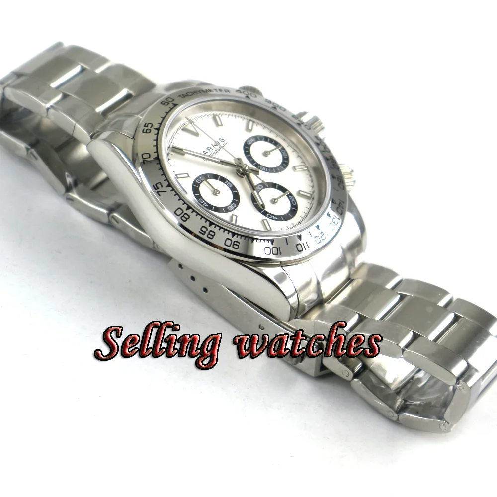 Мужские кварцевые часы с хронографом 39 мм|Кварцевые мужские часы| |