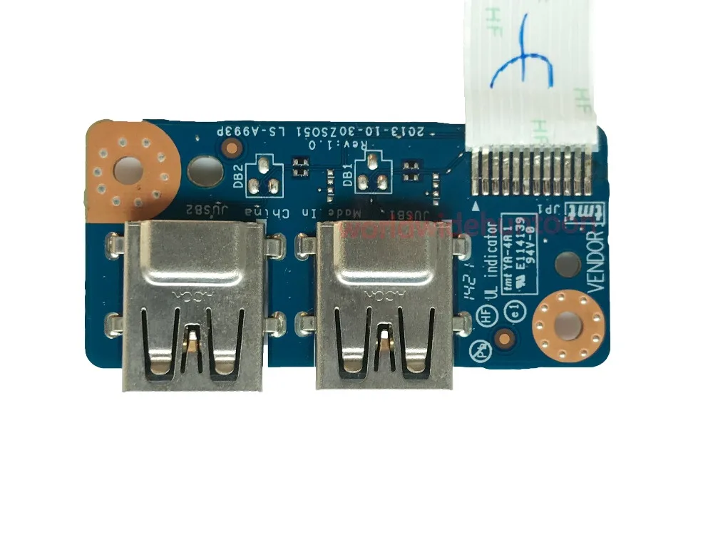 Плата USB порта с кабелем для материнской платы HP 15 R S G 250 G3 PN ZSO51 LS A993P NBX0001JX00 100%