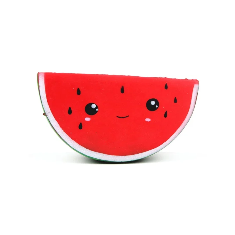 Kwaii Smiley Face Watermelon Squishy Slow Rising Jumbo Kawaii Smiling Kids Antistress Toy Fun Squeeze gifts | Игрушки и хобби