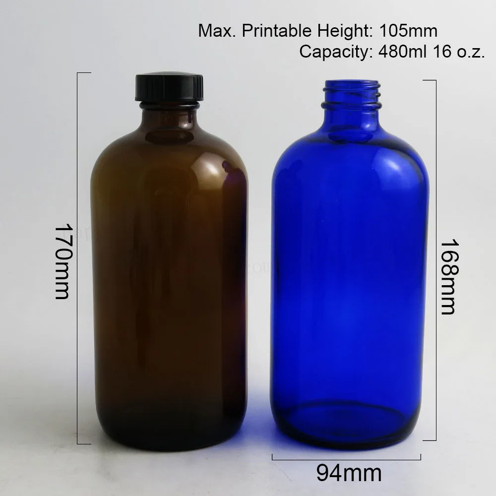 Одежда высшего качества 2 x отделения для больших 480 мл cc 8 oz синий прозрачный