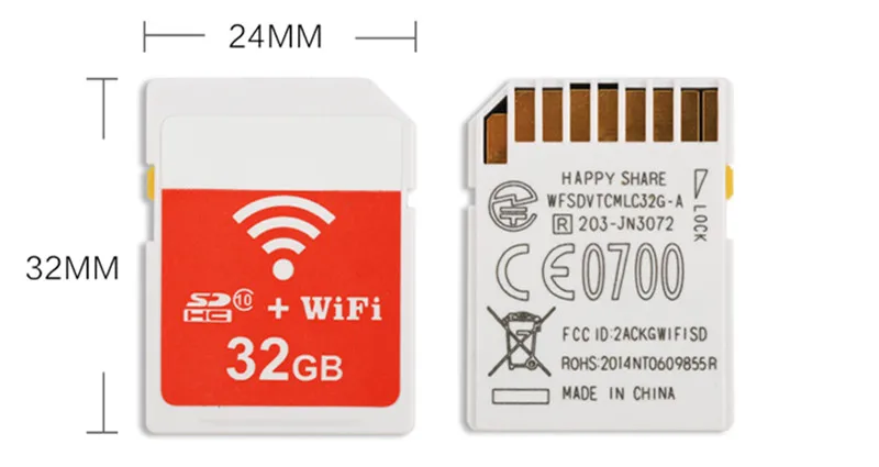 100% оригинальная карта памяти с реальной емкостью 64 ГБ 32 8 Wifi Sd Sdhc Sdxc C10 для