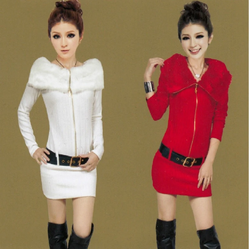 2021 новые осенние модные женские туфли бюст платье с молнией Пикантные платья