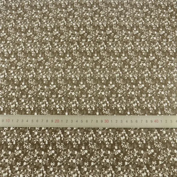 Fat Quarter хлопковая ткань с цветочным принтом и листьями текстиль для кукольных