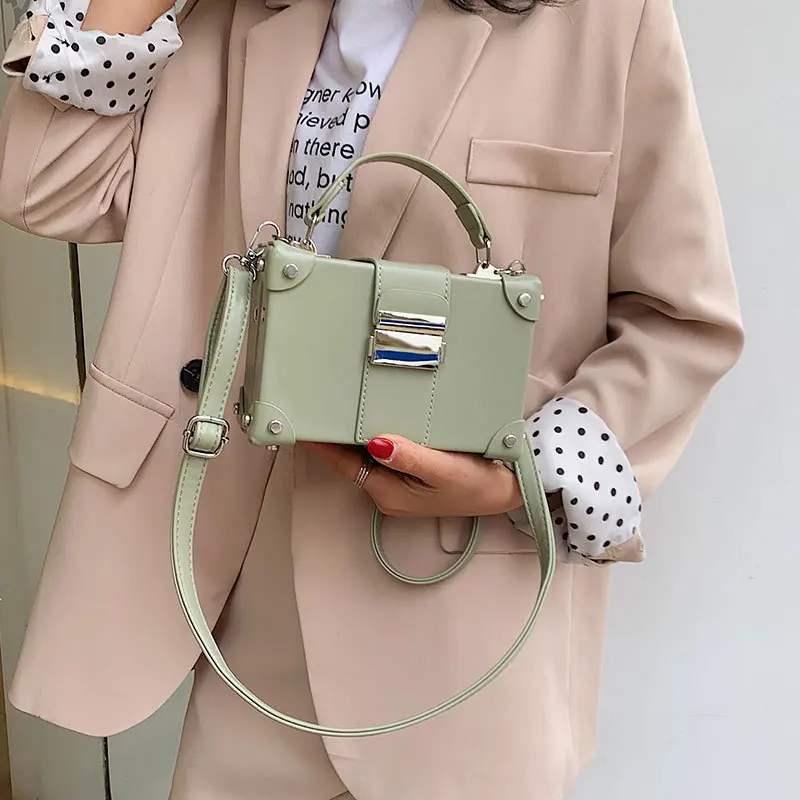 Женская сумка Кроссбоди из искусственной кожи Sohulder дизайнерская с пряжкой