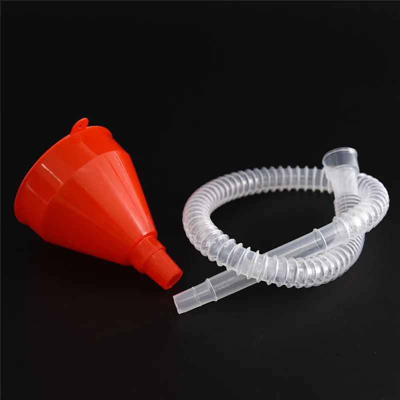 Plastic Vehicle Filling Funnel Soft Pipe Pour Oil Petrol Diesel Kerosene Tool | Автомобили и мотоциклы