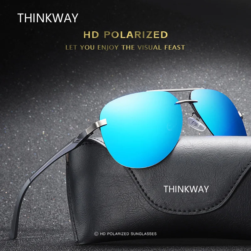THINKWAY YHD047 Модные мужские солнцезащитные очки для вождения поляризованные женские
