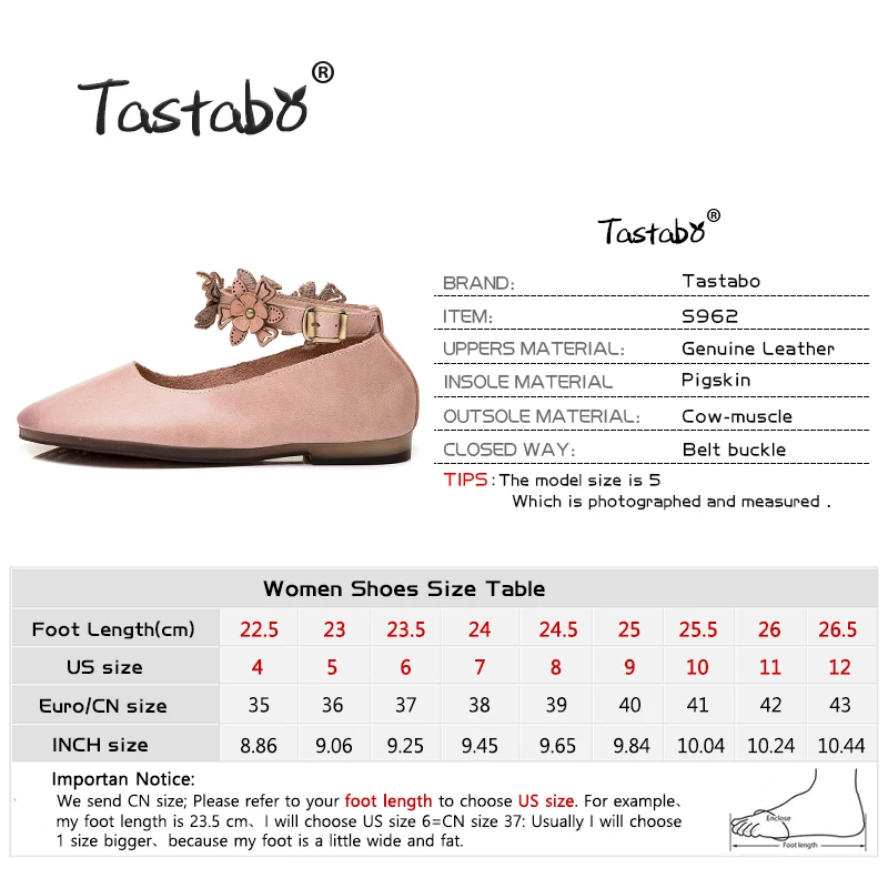 Tastabo/Новинка Кожаная женская Пряжка для туфель до лодыжки Тонкие туфли Простая и