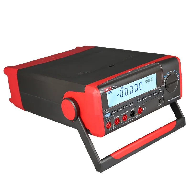 UNI T UT804 настольный цифровой мультиметр Вольт Ампер Ом Емкость Гц 39999 отсчетов