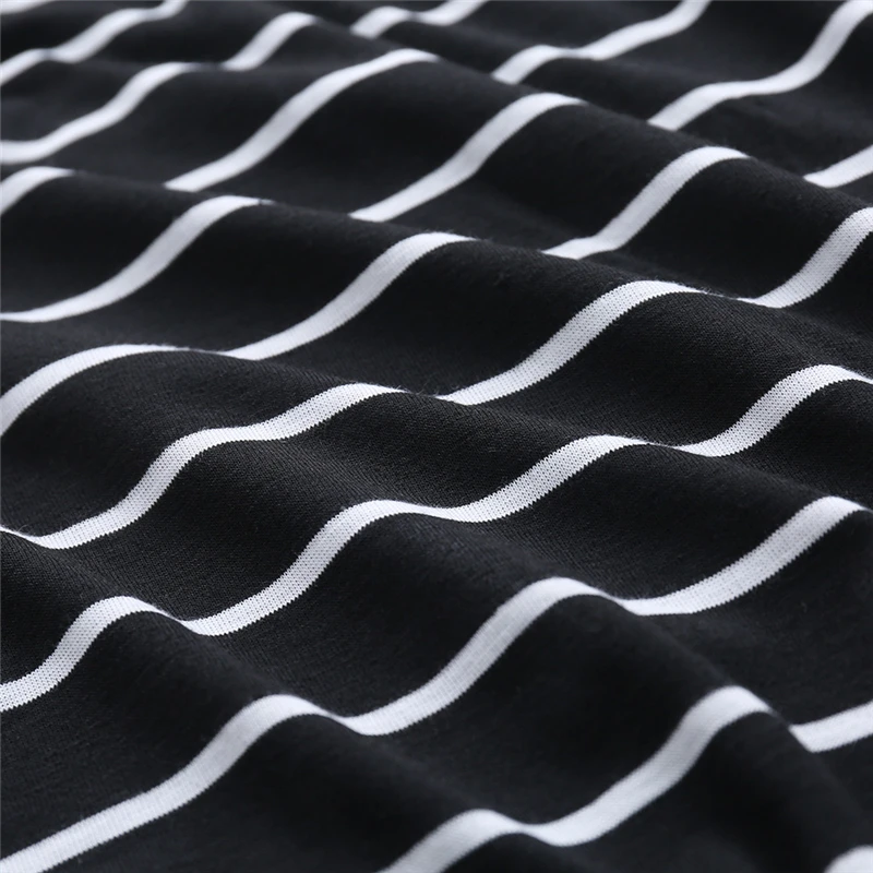 Сексуальное женское платье с коротким рукавом Полосатое вечернее вырезом