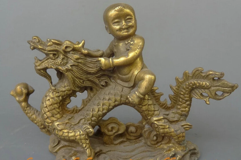 R0720 Подробная информация о народная китайская латунь Богатство Благоприятный