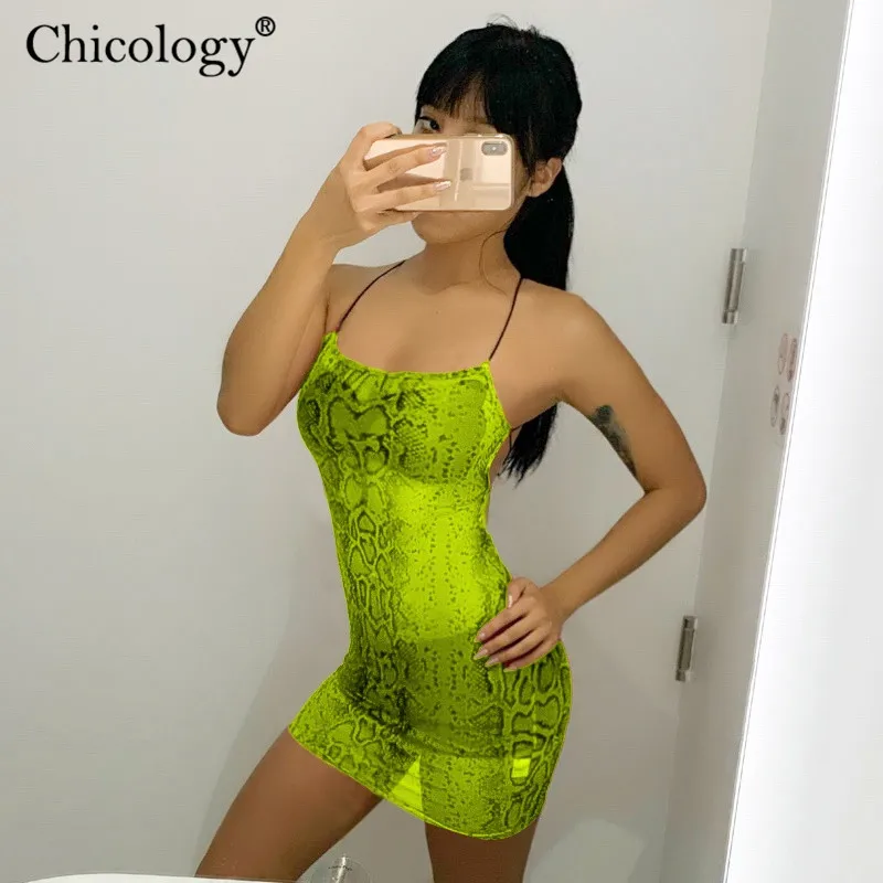 Chicology Змеиный тонкие на бретельках лямках с открытой спиной Крест 2019 летнее