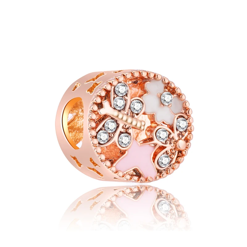 

Gorgeous Big Enamel Map Snowman Santa Claus Butterfly Flowers Crystal Beads Charms Fit Pandora Bracelets for Women Jewelry DIY