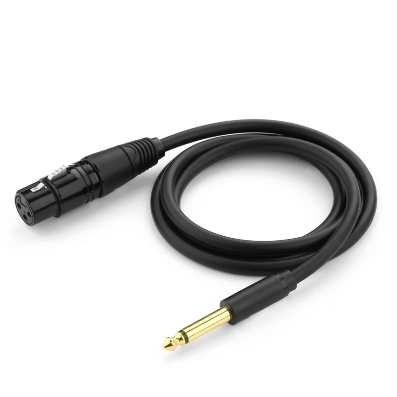 Ugreen AV131 микрофонный провод шнур 6 35 мм в XLR аудио кабель 5 штекер-гнездо для