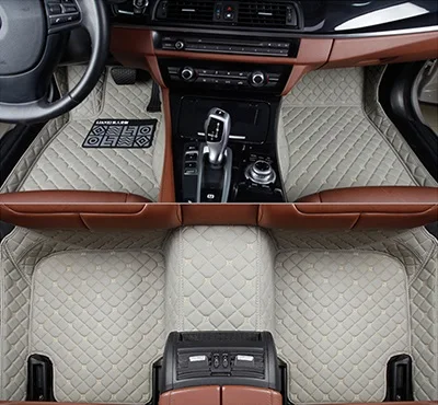 Автомобильные коврики для Jeep Grand Cherokee Wrangler Патриот Чероки компасы commander автомобильные аксессуары на заказ Авто наклейки на заказ - Название цвета: gray
