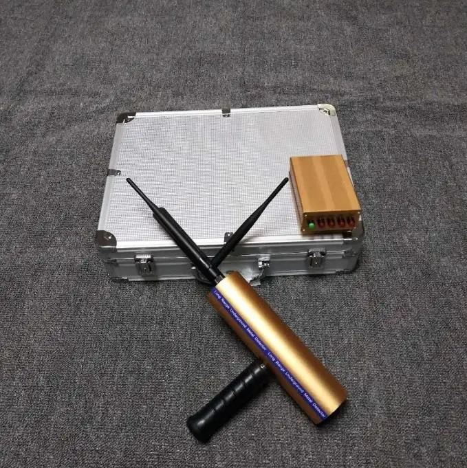 Aluminum box Gold Новая версия АКС детектор золота и бриллиантов, металлоискатели, детектор золота АКС 3D металлоискатель, оборудование - Цвет: Aluminum box Gold