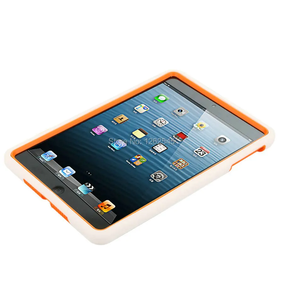 Ударопрочный силиконовый гибридный сверхмощный чехол для Apple Ipad Mini белый