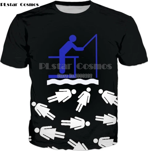 

PLstar Cosmos Brand New style Hot Plenty O' Fish Tees 3D Print tee/Hoodie/Sweatshirt Unisex Plus size XS-7XL