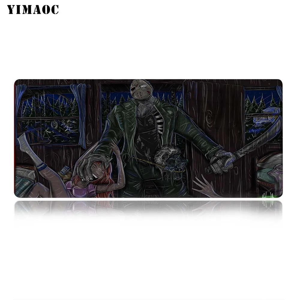 YIMAOC Friday 13 игровая коврик для мыши 30x70 см компьютерная Противоскользящий