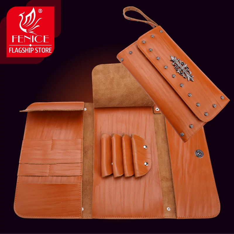 Парикмахерские Сумки из искусственной кожи чехол для ножниц и шерсти домашних