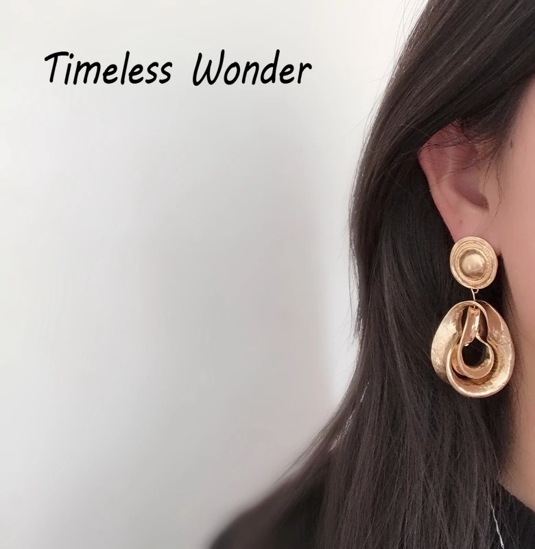 Женские Эффектные серьги гвоздики Wonder Glam необычные в готическом стиле