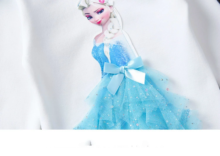 С принцессами для девочек, рубашка Elsa с флисовой отделкой для девочек, с рисунками из мультфильмов хлопковая рубашка толстые теплые зимние пальто для маленьких девочек, рубашка с длинными рукавами и Новинка весны рубашка