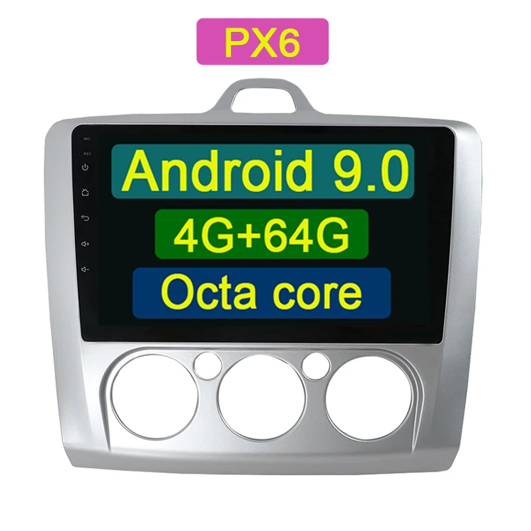 4G 64G Bosion 4/8 core 2 din для Ford Focus 2009 Android 8/9 Авторадио автомобильный мультимедийный плеер gps навигация головное устройство с wifi BT USB - Цвет: 4G 64G
