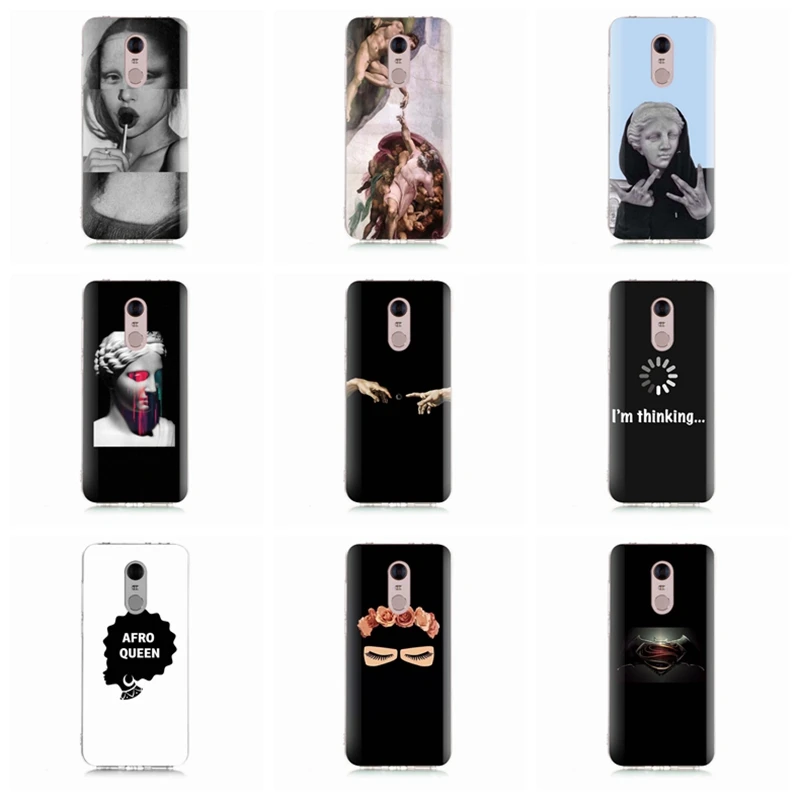 Patterned Phone Case for Xiaomi Redmi 4X Note 3 Mi A1 4 Pro 4A 5 6 6pro For 5A 6A Soft TPU Cover Fundas D199 |