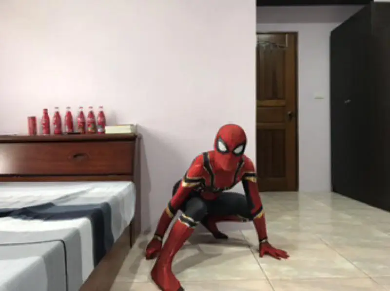 FOGIMOYA Человек-паук возвращение домой Косплей Костюм Zentai Железный человек паук супергерой боди костюм комбинезоны на заказ
