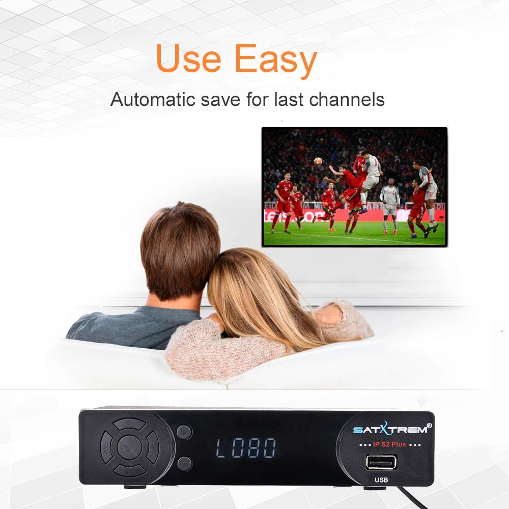 SATXTREM IPS2 спутниковый ТВ-приемник DVB-S2 HD+ USB Wi-Fi приемник Поддержка Европа cline Испания IP ТВ Декодер ТВ коробка