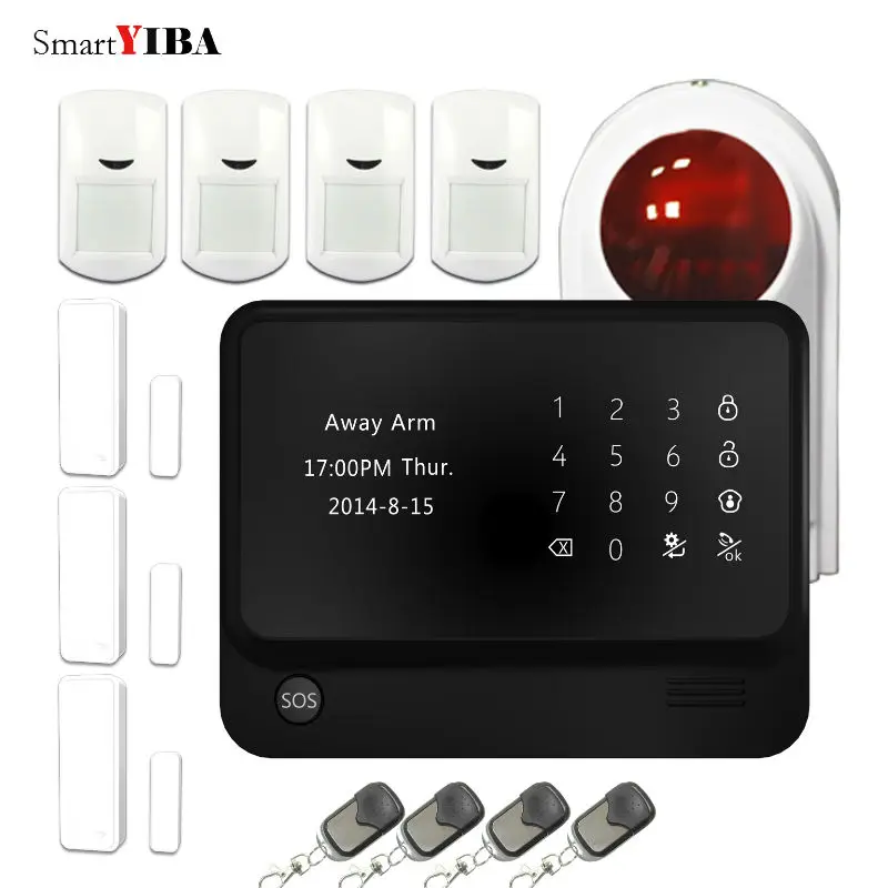 SmartYIBA gprs wifi GSM сигнализация RFID карты интеллектуальное управление переключателем