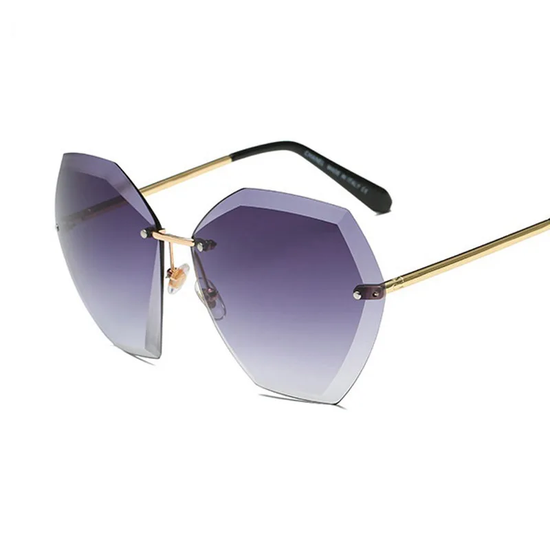 Для женщин модные оправы Солнцезащитные очки для сплава негабаритных Рамки