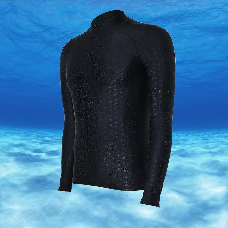 

Sharkskin Swimsuit Wetsuits Men and Women Swim Rash Guards Long Sleeve Bodysuit Beach Surfing Workout Swimwear