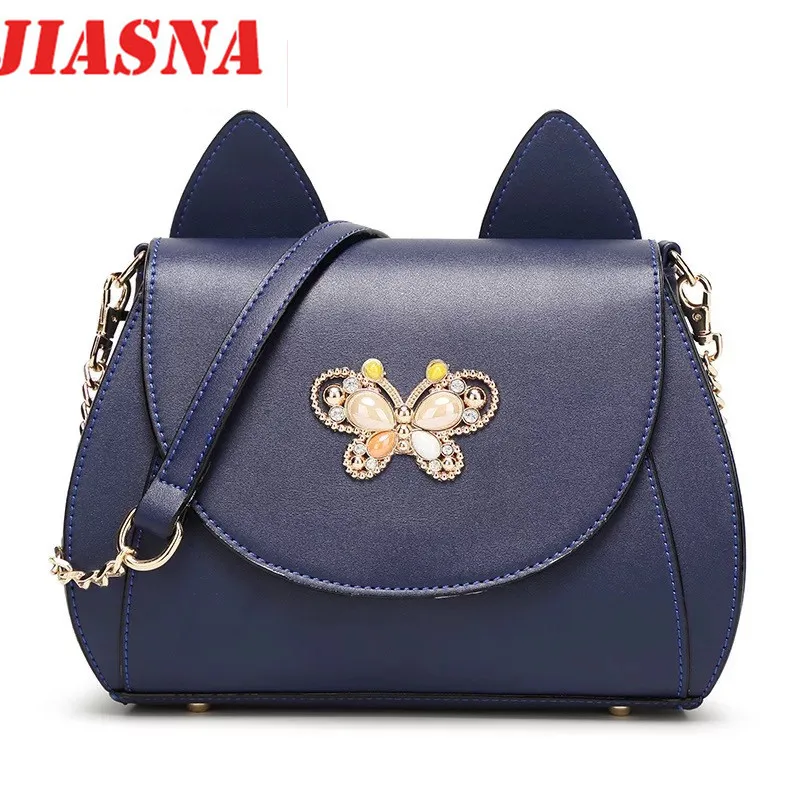 JIASNA Новый Женский PU Мягкий Высокое Качество Сумка Япония и корейский Стиль