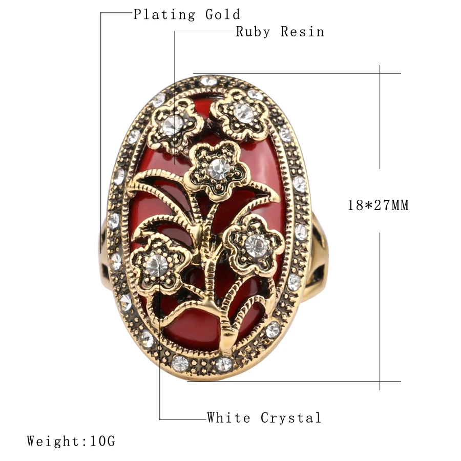 Женское Винтажное кольцо с цветочным принтом 2015|flower ring|designer ringfashion rings |