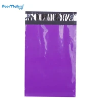 100pcs 6x9 inch 15x23cm purple poly mailers shipping bags boutique couture envelopes