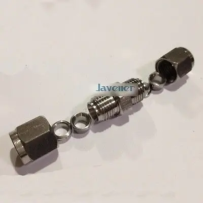 Соединитель из нержавеющей стали 304 подходит для труб с внешним диаметром 6 мм