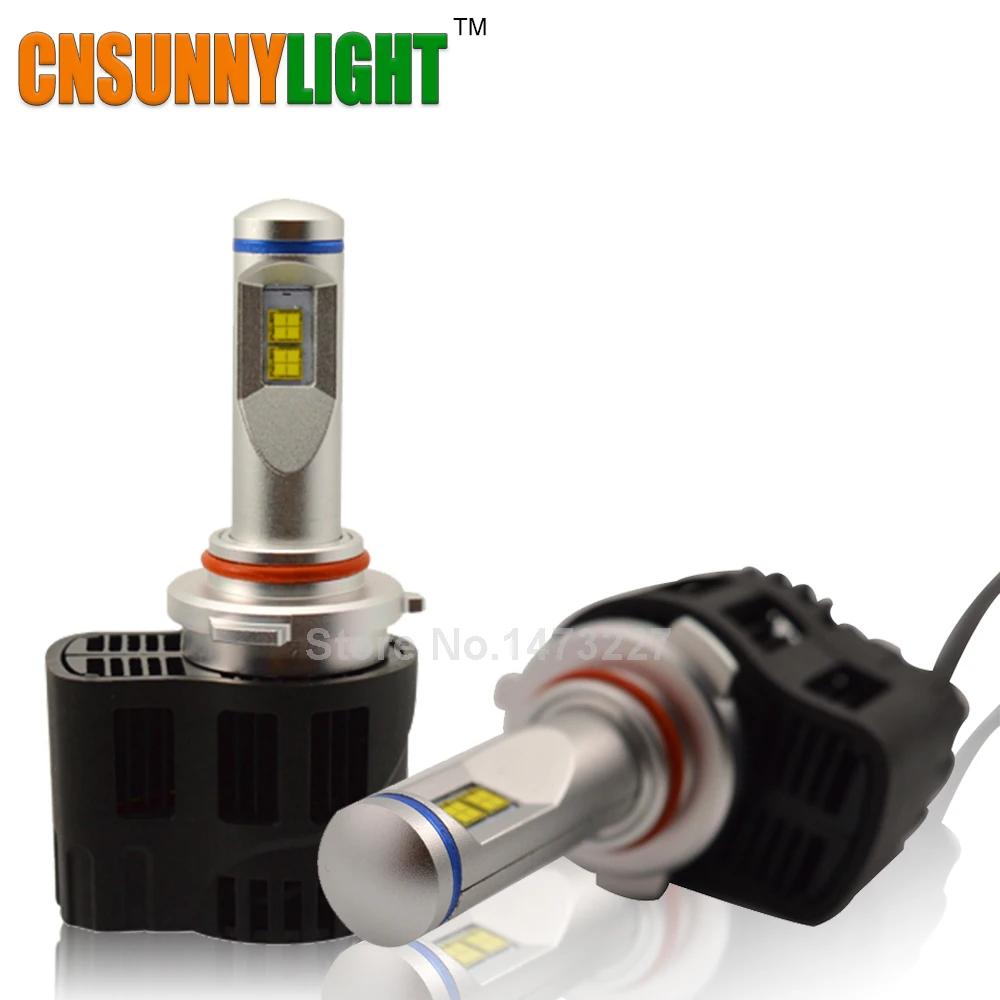 CNSUNNYLIGHT фар автомобиля Canbus светодио дный H11 9005 HB3 9006 HB4 H4 H7 Lumi s чипов MZ 110 W 10400LM 5/6000 K