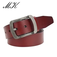 second layer leather belts for men luxury brand strap male vintage jeans belts pin buckle designer belt men high quality